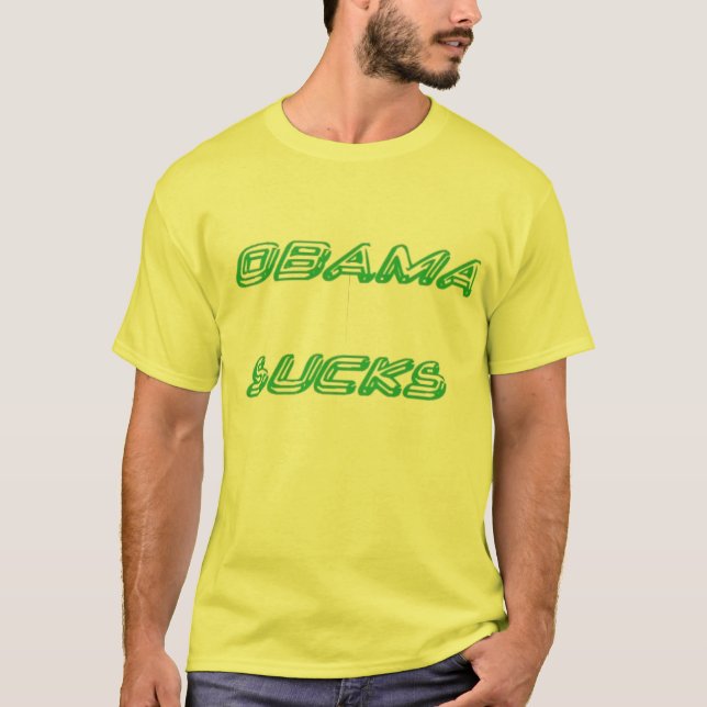 Camiseta OBAMA CHUPA, los impuestos (Anverso)