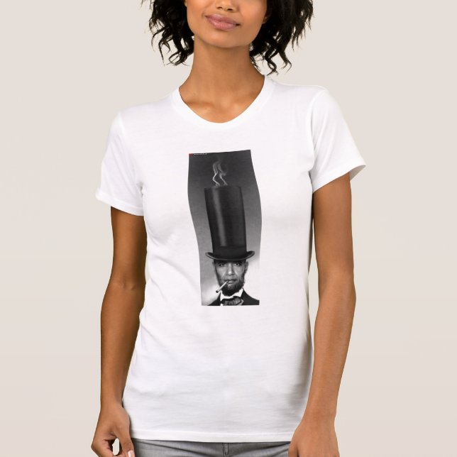 Camiseta Obama como Lincoln (Anverso)