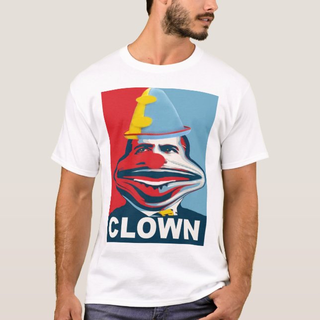 Camiseta Obama el payaso (Anverso)