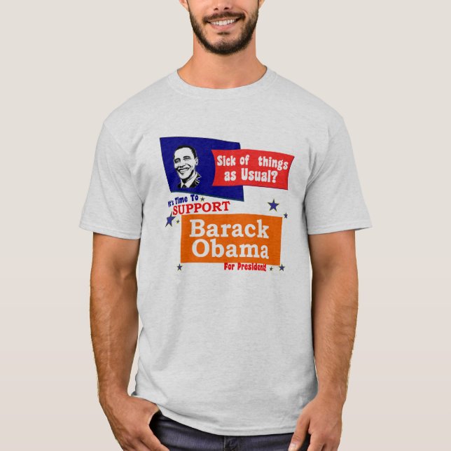 Camiseta Obama en 2008 (Anverso)