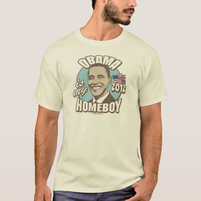 Camiseta Obama es mi engranaje del Homeboy 2012 (Anverso)