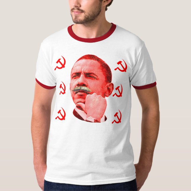 Camiseta Obama es un comunista (Anverso)
