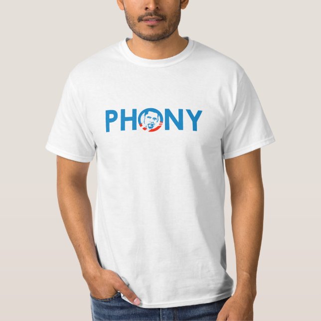CAMISETA OBAMA ES UN PHONY (Anverso)