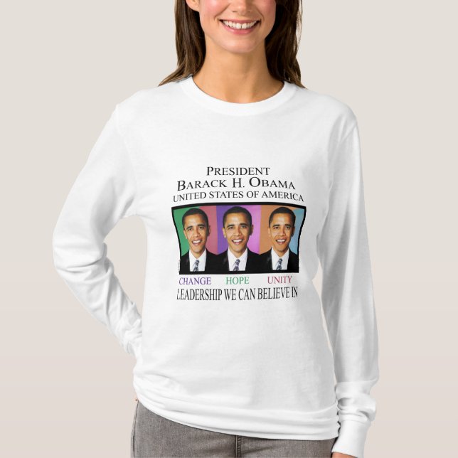 CAMISETA ¡OBAMA GANA EL ELECTIO! (Anverso)