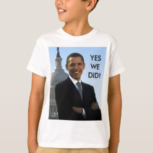 Camiseta ¡Obama hicimos sí!