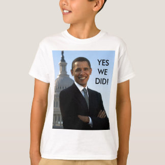 Camiseta ¡Obama hicimos sí!