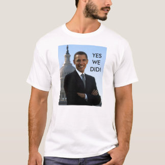 Camiseta ¡Obama hicimos sí!