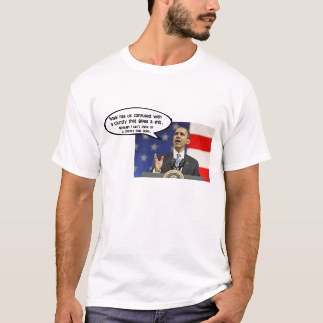 CAMISETA OBAMA: ISRAEL TIENE AMÉRICA CONFUNDIDA (Anverso)