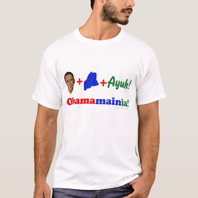 Camiseta Obama-Maine-Ayuh (Anverso)
