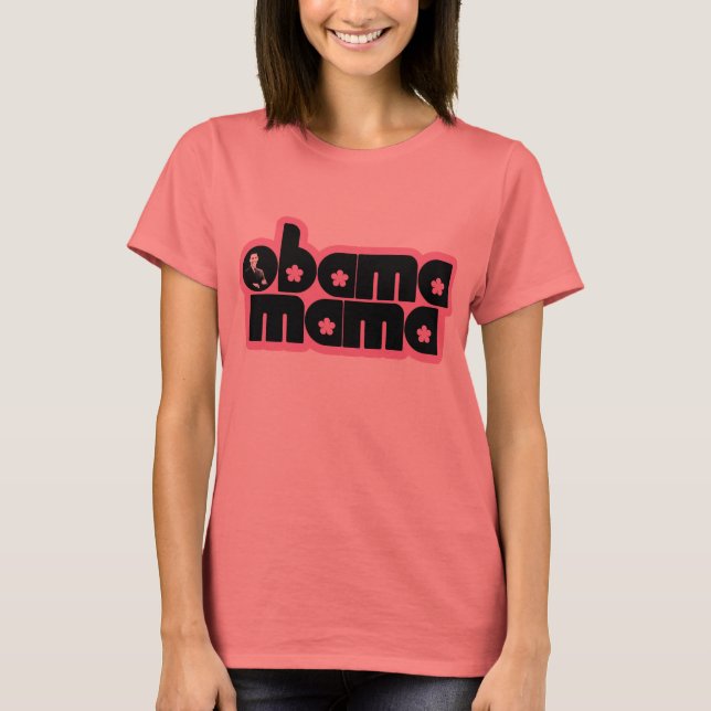 Camiseta obama mama (Anverso)
