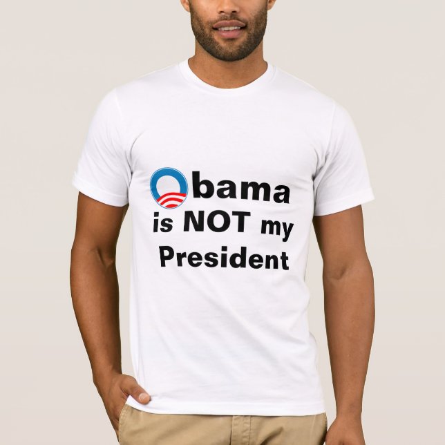 Camiseta Obama no es mi presidente (Anverso)