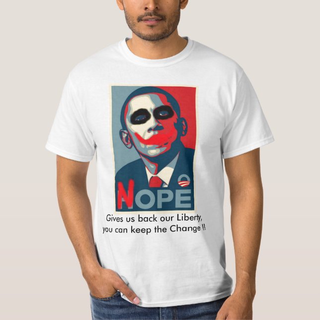 Camiseta Obama Nope (Anverso)