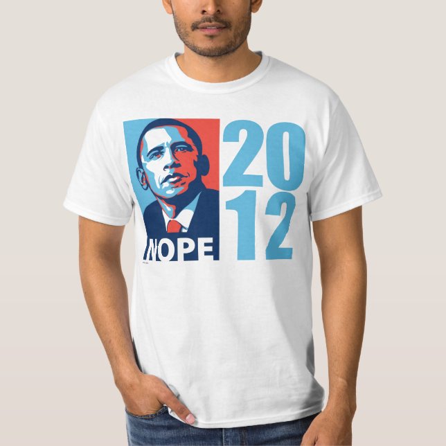 Camiseta Obama NOPE 2012 (Anverso)