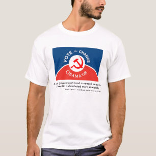 Camiseta Obama para el cambio - para hombre