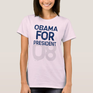Camiseta Obama para el presidente 08