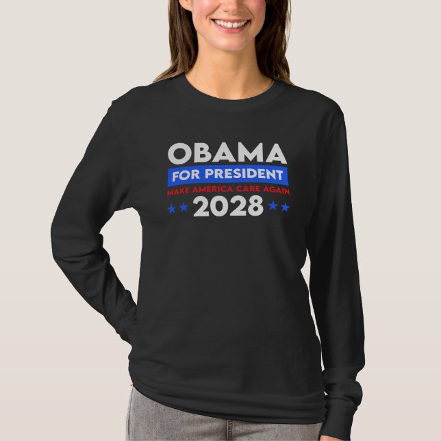 Camiseta Obama Para El Presidente 2028 Hará Que Estados Uni (Anverso)