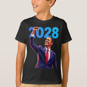 Camiseta Obama para el presidente 2028 Obama 48º presidente