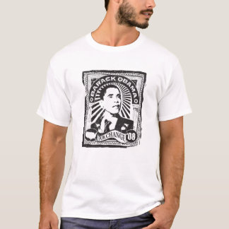 Camiseta OBAMA para el vintage T del cambio