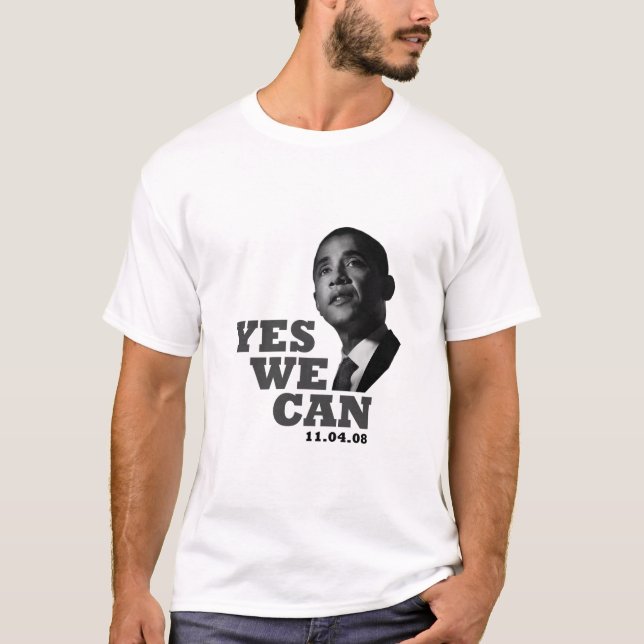 Camiseta Obama - podemos sí (Anverso)