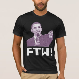 Camiseta ¡Obama Por La Victoria! (magenta)