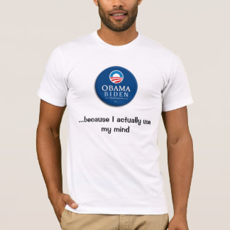 Camiseta Obama,… porque utilizo realmente mi mente