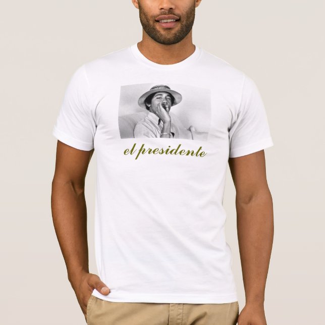Camiseta obama, presidente del EL (Anverso)