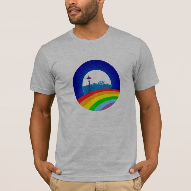 Camiseta Obama Pride, Ltd Edition Seattle Shirt, Gray (Anverso)