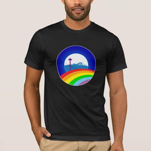 Camiseta Obama Pride, Ltd Edition Seattle Shirt, Negro (Anverso)
