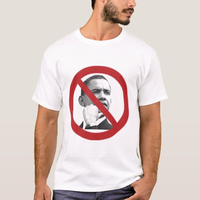 Camiseta Obama prohíbe (Anverso)