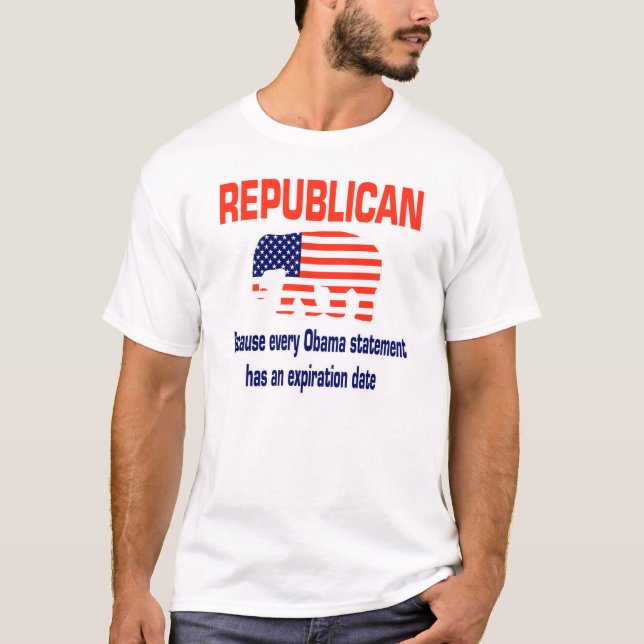 Camiseta Obama republicano divertido (Anverso)