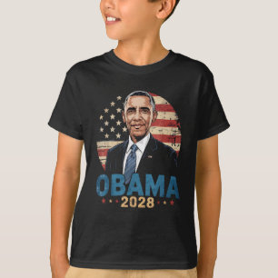 Camiseta Obama retro vintage presidente 2028
