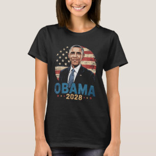 Camiseta Obama retro vintage presidente 2028