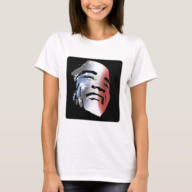 Camiseta Obama StStripe 3black (Anverso)