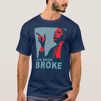 Camiseta Obama: Su zapato se rompió