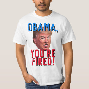 Camiseta Obama te despiden gracioso a favor de Donald Trump