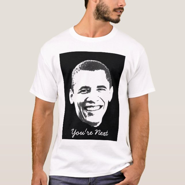 Camiseta Obama usted es siguiente (Anverso)