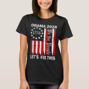 Camiseta Obama Viñeta Retro Patriótico Protesta Política 20