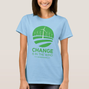 Camiseta Obama Winds of Change "Burnout"  T-Shirt