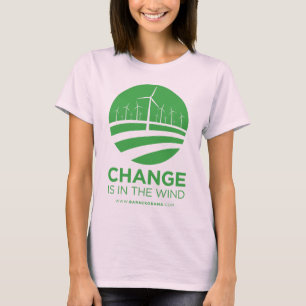 Camiseta Obama Winds of Change Natural Women's T-Shirt