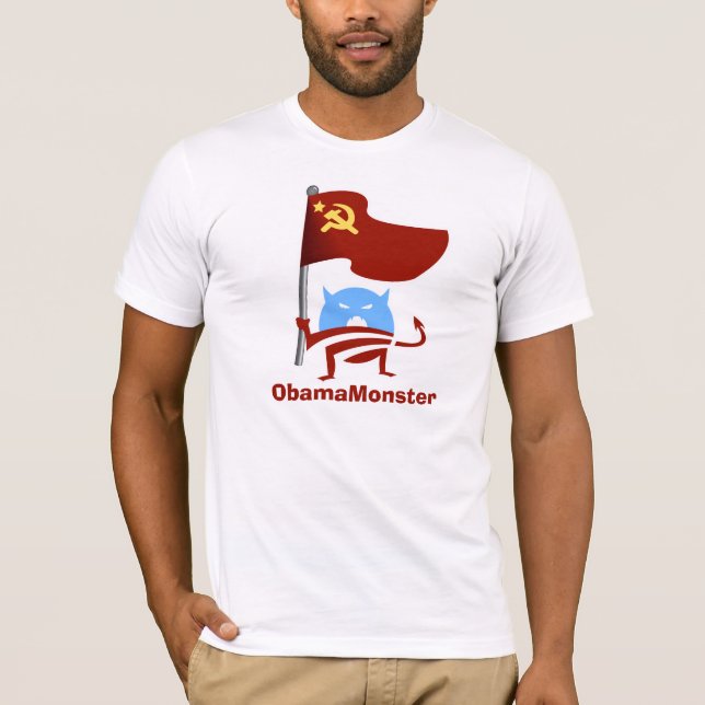 Camiseta ObamaMonster comunista (Anverso)
