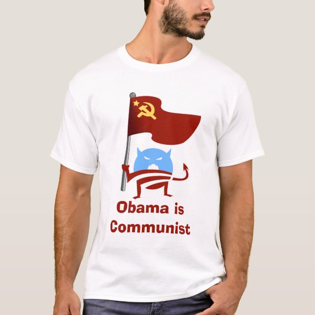 Camiseta ObamaMonster comunista (Anverso)