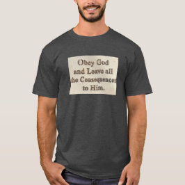 Camiseta Obedece a Dios