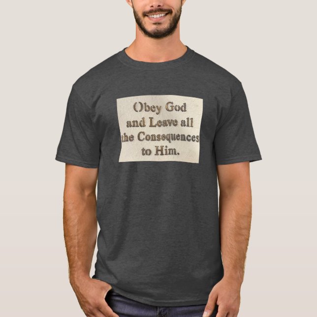 Camiseta Obedece a Dios (Anverso)