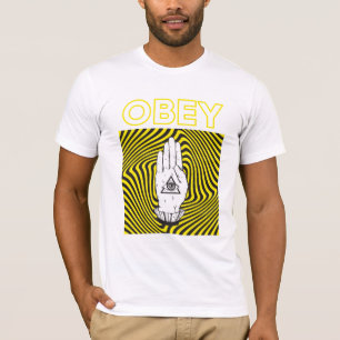 Camiseta Obedece Brainwash Mind Control Iluminati Hand Eye