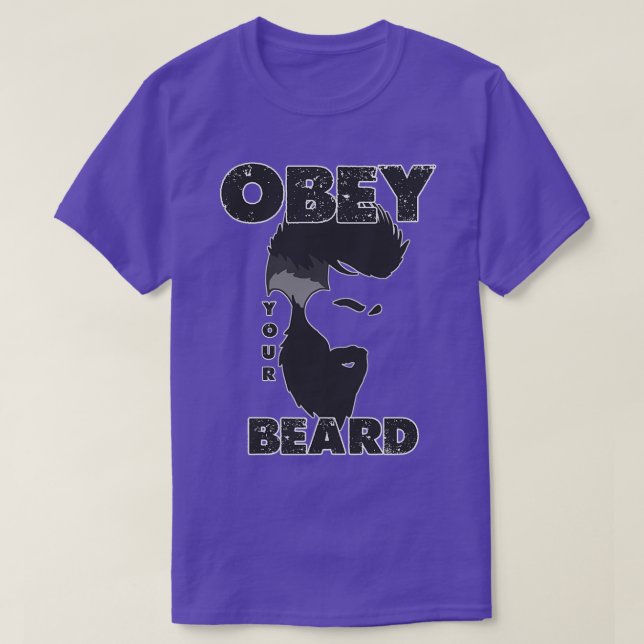 Camiseta Obedece la barba Beardo Diseño 2 (Diseño del anverso)