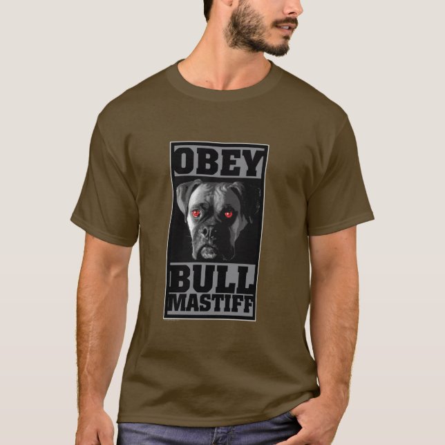 CAMISETA ¡OBEDEZCA! BULLMASTIFF (Anverso)
