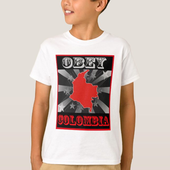 Camiseta Obedezca Colombia (Anverso)