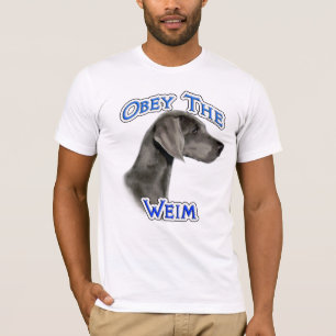 Camiseta Obedezca el Weimaraner