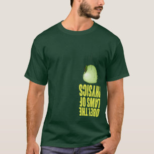 Camiseta Obedezca las leyes de la física