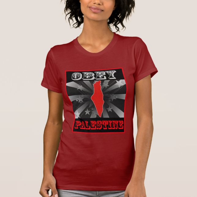 Camiseta Obedezca Palestina (Anverso)